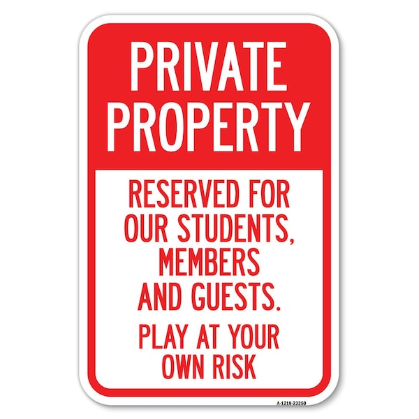 Safety Sign, 12 in Height, Aluminum, 23250